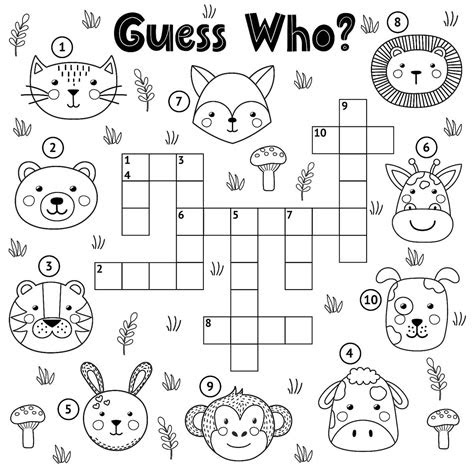  printable childrens crossword puzzles printable jd