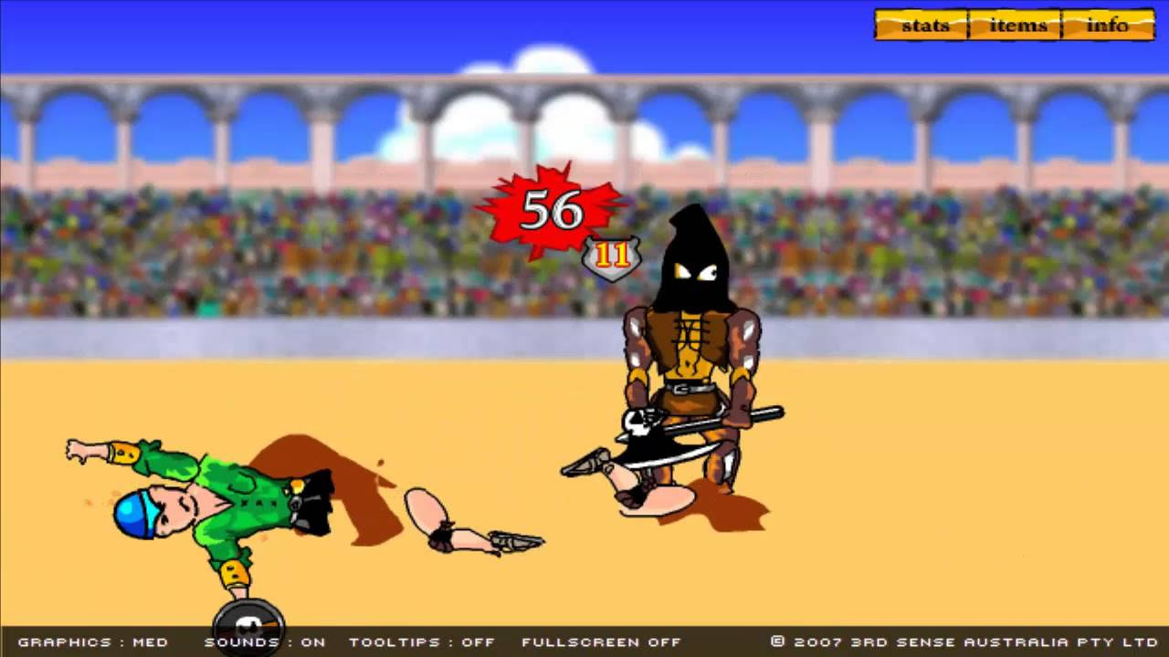Swords And Sandals 1: Gladiator Walkthrough Part 3 - YouTube