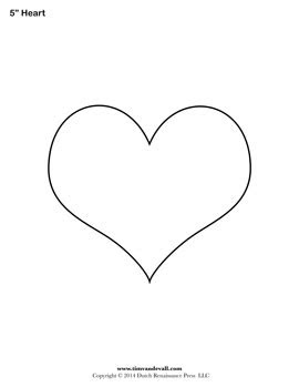  heart stencil tims printables