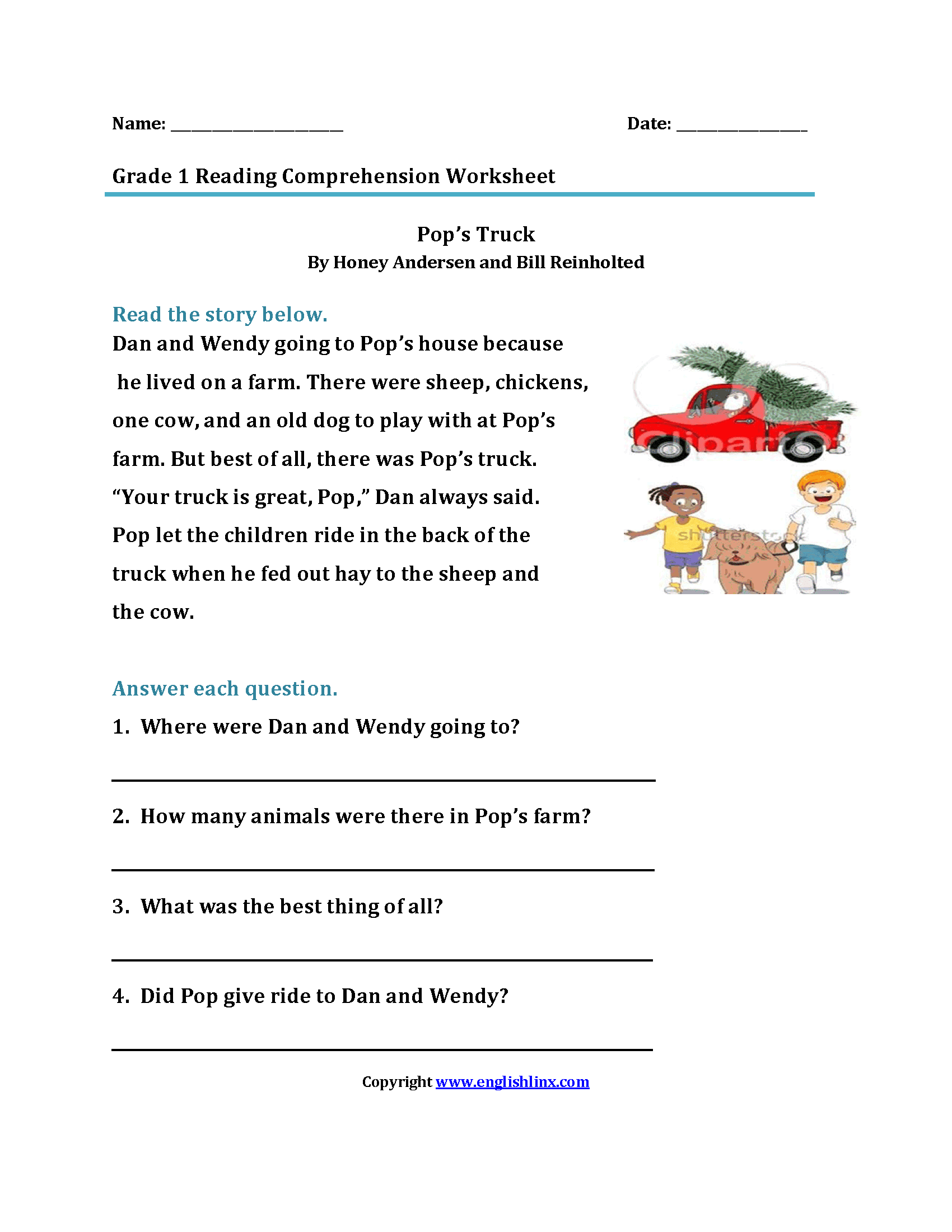 Reading Worksheets