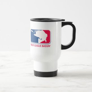 Major League Bassin Largemouth Bass Angler Coffee Mugs