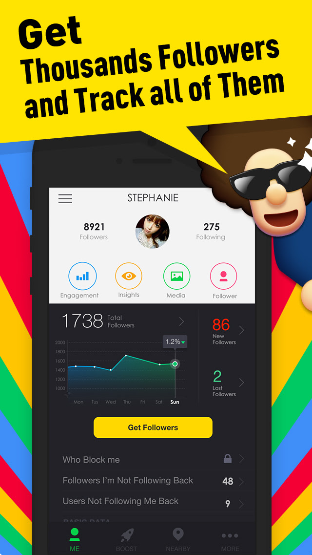 Followers Butler for Instagram - free follow and unfollow ... - 640 x 1136 jpeg 325kB