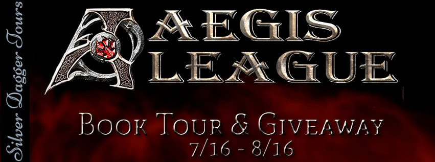 Book Tour Banner for the sci fi fantasy series, Aegis League by S.S. Segran with a Book Tour Giveaway 
