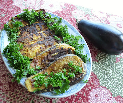 Spicy Fried Eggplant - Baingan (or Begun) Bhaja
