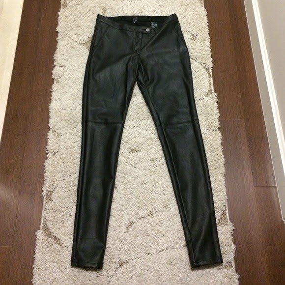 50% off H&M Pants - H&M faux leather pants from Lyss's ...
