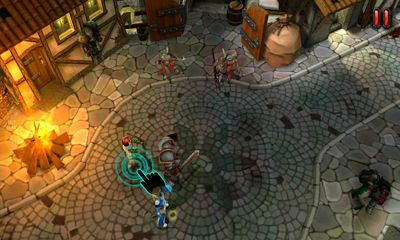 Screenshots of the Heroes of Destiny for Android tablet, phone.