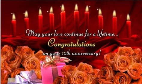 10th Anniversary Wishes For Couples ? Happy Anniversary  
