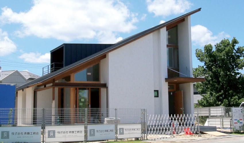 新モデルハウスcoan建築中 大野城hit住宅展示場その 福岡の注文住宅 斉藤工務店 美しいデザインと自由設計の注文住宅