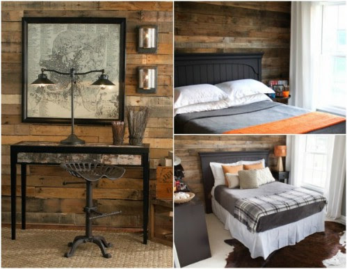 Rustic Bedroom Wall