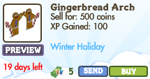 Gingerbread Arch Market Info