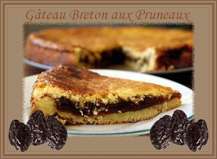 Recette De Cuisine Gateau Breton Aux Pruneaux Chezmamielucette
