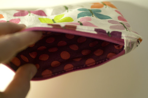 zippered pouch