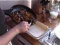 Ricetta della torta salata con peperoni e radicchio rosso