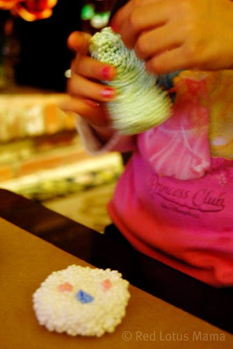 making a cake