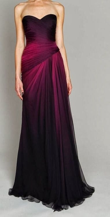 see more Stylish  plum ombre gown