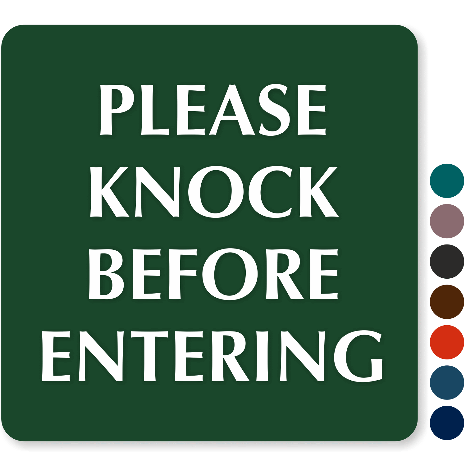 Free Printable Please Knock Door Signs just b.CAUSE