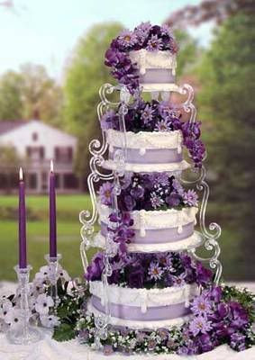 black silver and purple wedding cakes | The colour purple - Weddings, Babies and Life in General