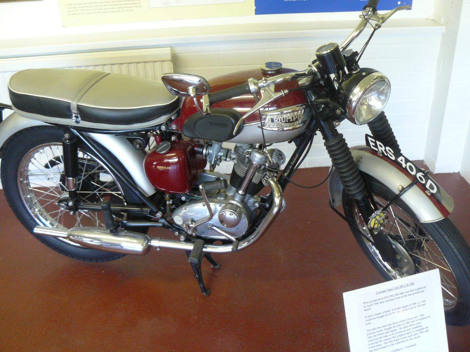 Мотоцикл Triumph Tiger Club 200 1956 Фото, Характеристики ...