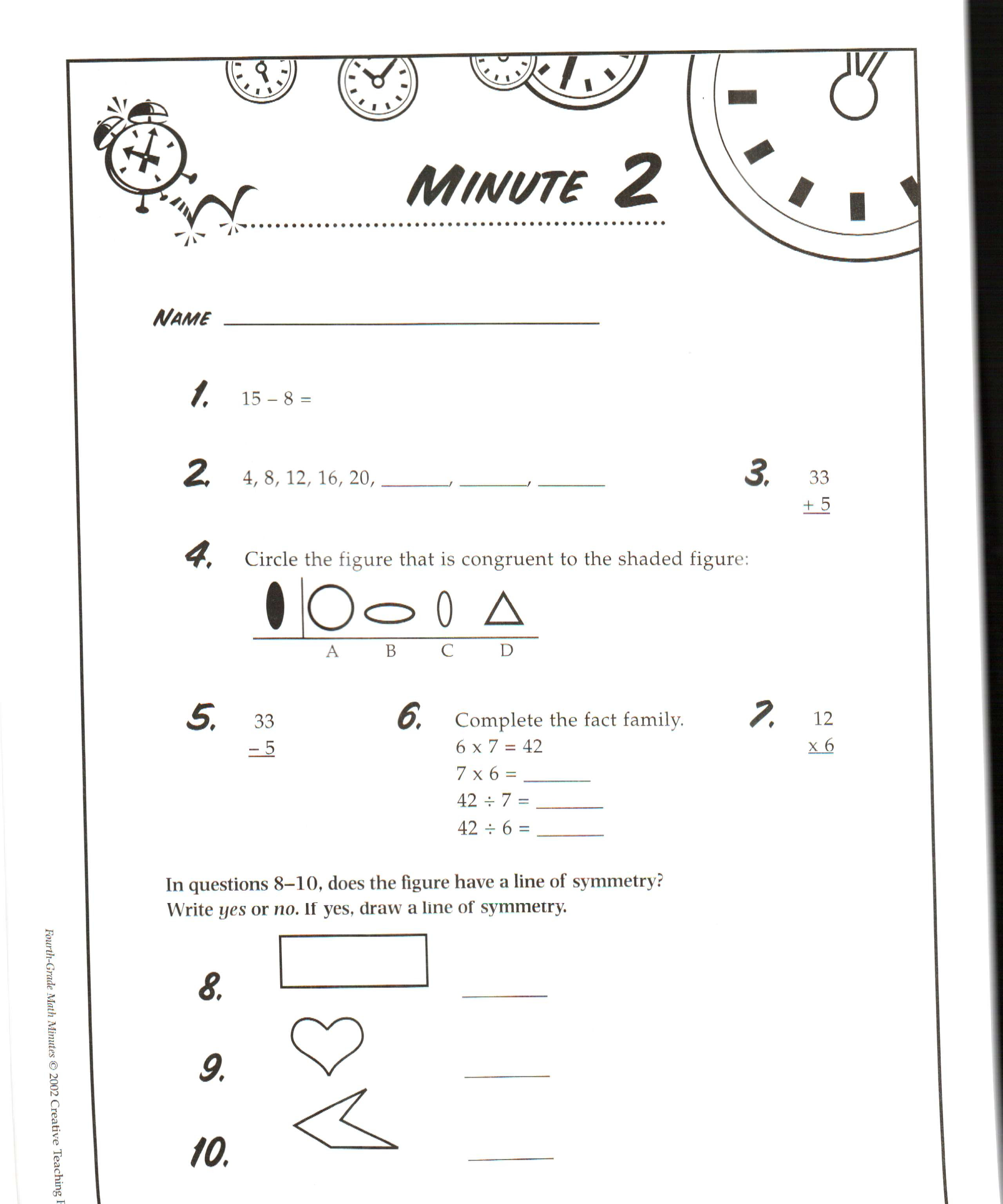 math minutes Gallery
