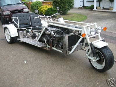 Jaguar on Custom Built V12 Fuel Injected Jaguar Based Trike
