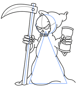 Simple Grim Reaper Drawing at GetDrawings | Free download