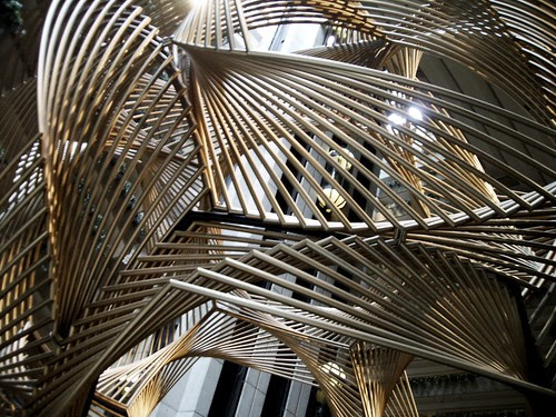 Through the sculpture