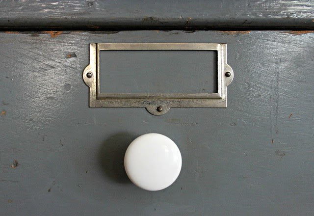white porcelain knobs
