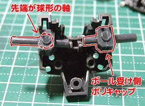 ガンダム プラモ Cg ブログ 肩のボールジョイント化 ガイアガンダム