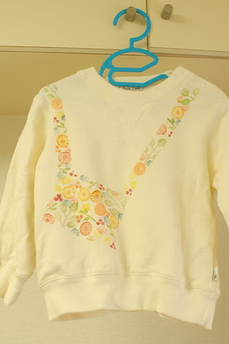 A shirt with my hand carved stamps
