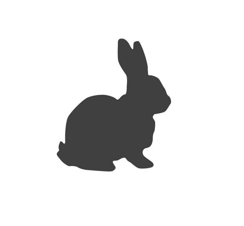 Download Clip art Rabbit Silhouette Vector graphics Portable ...
