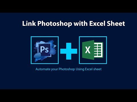 Link Excel Sheet with Photoshop
