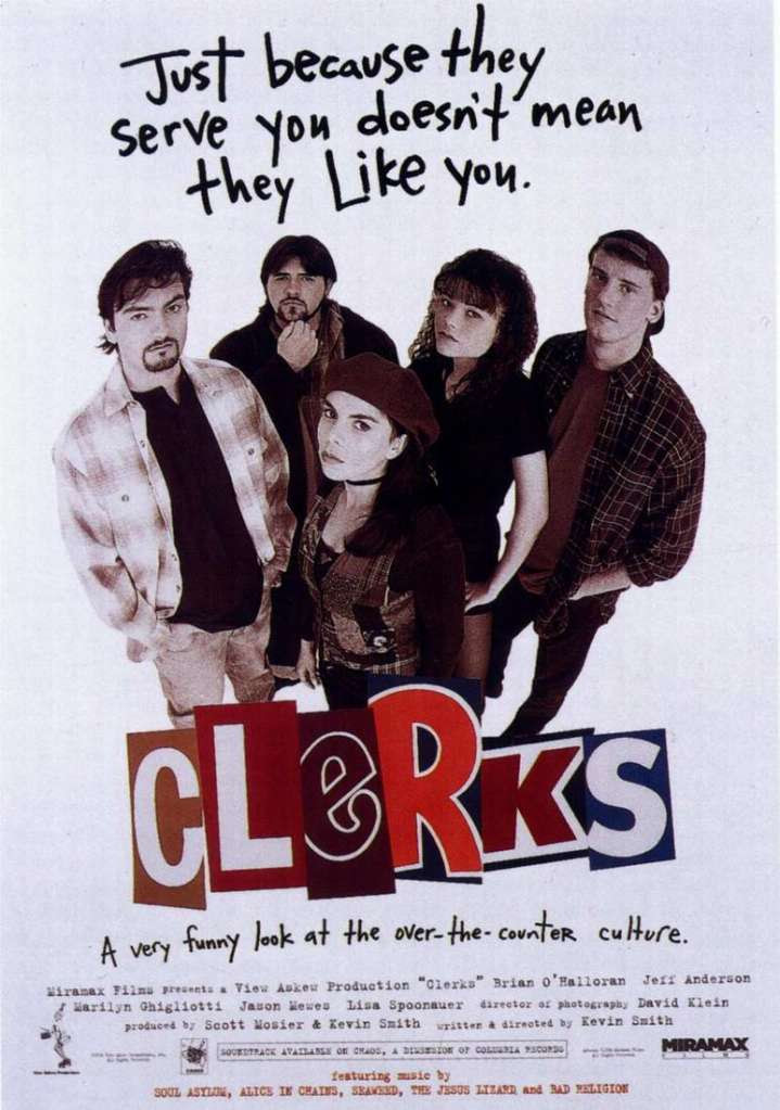 A Clerks movie poster. Clerks Movie Poster