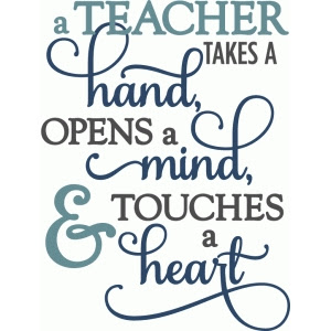 Download Silhouette Design Store - View Design #58237: teacher takes a hand - layered phrase