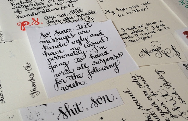 The Artist Who Sent Handwritten Calligraphy Text Messages The Artist Who Sent Handwritten Calligraphy Text Messages