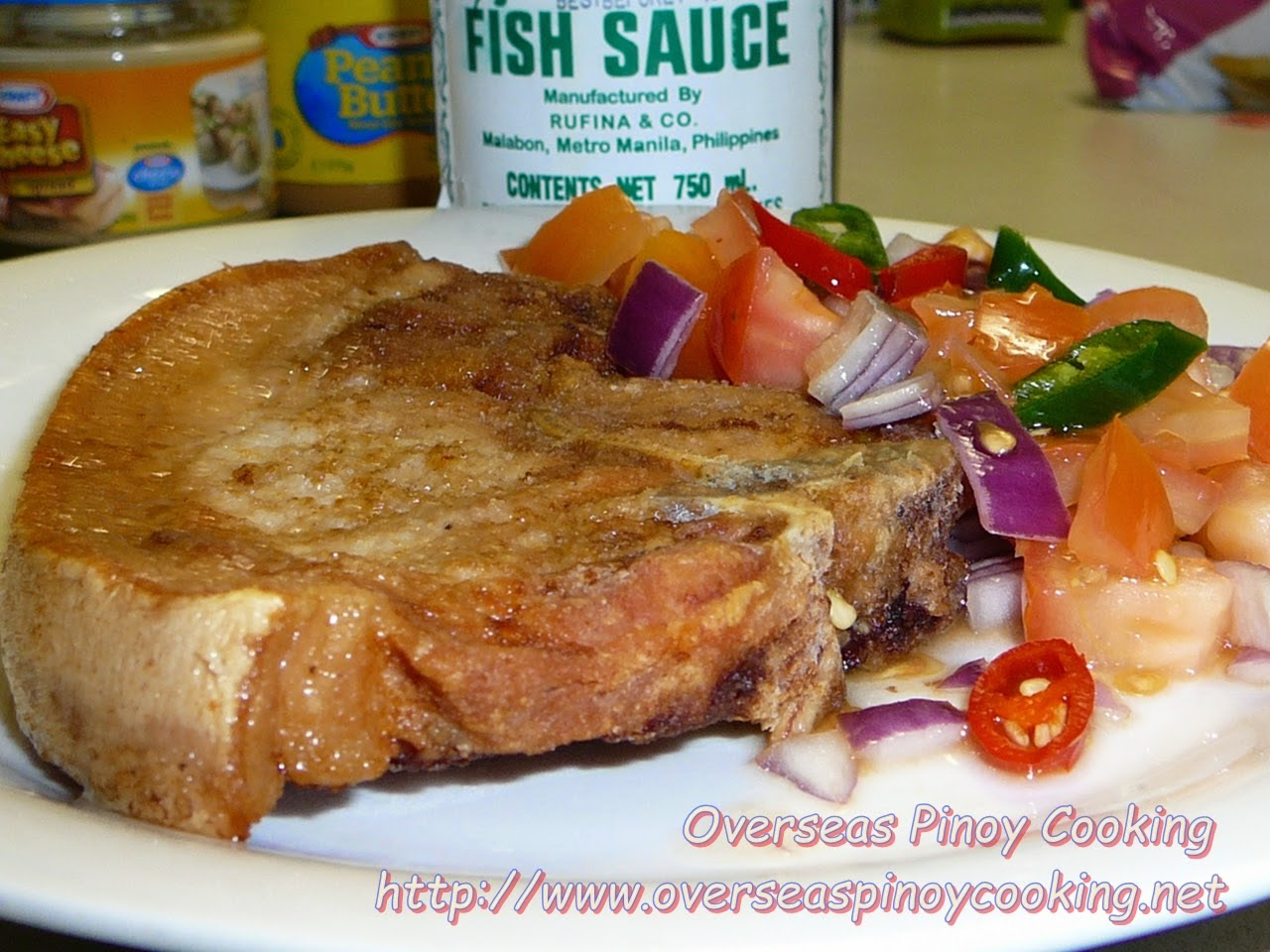 Fried Pork Chop with Patis