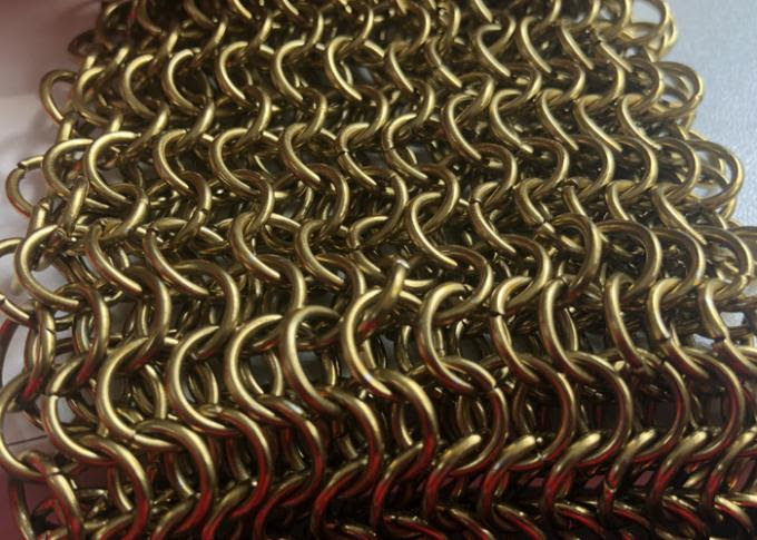Different Color Chain Mail Wire Mesh Stainless Steel Ring ...