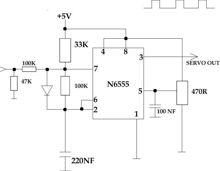 0-10v dc power supply controlling Servo circuit
