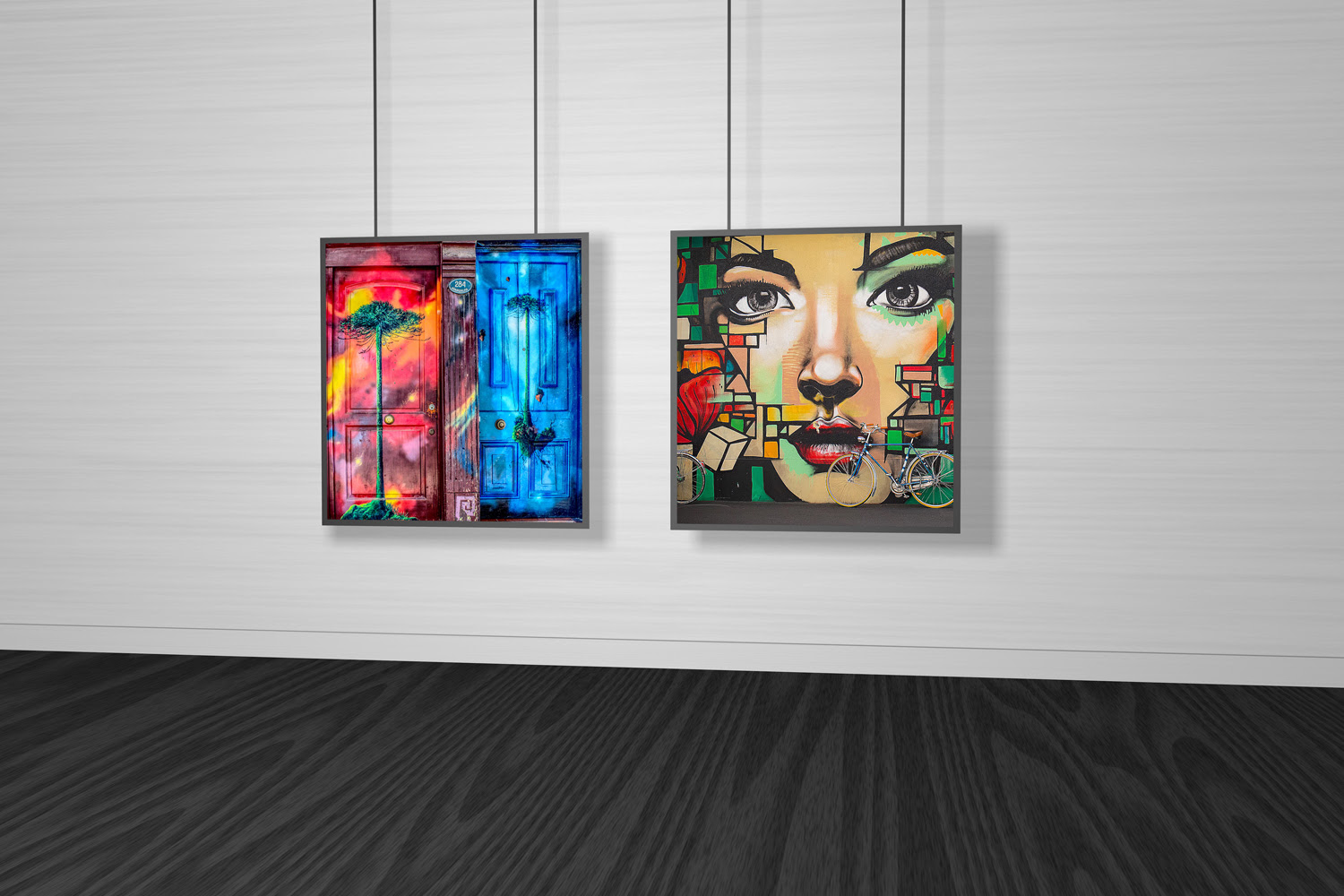 Download Free Gallery Interior Poster Frame Mockup Psdfree Mockup Zone