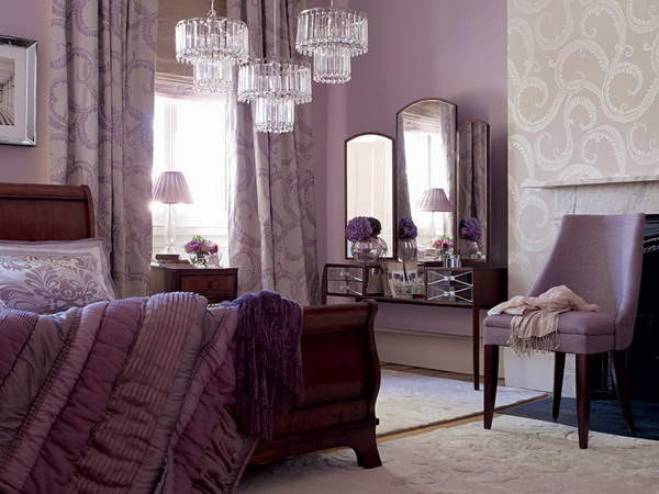 Luscious Purple Bedroom Designs for Modern Interiors - Minimalisti.