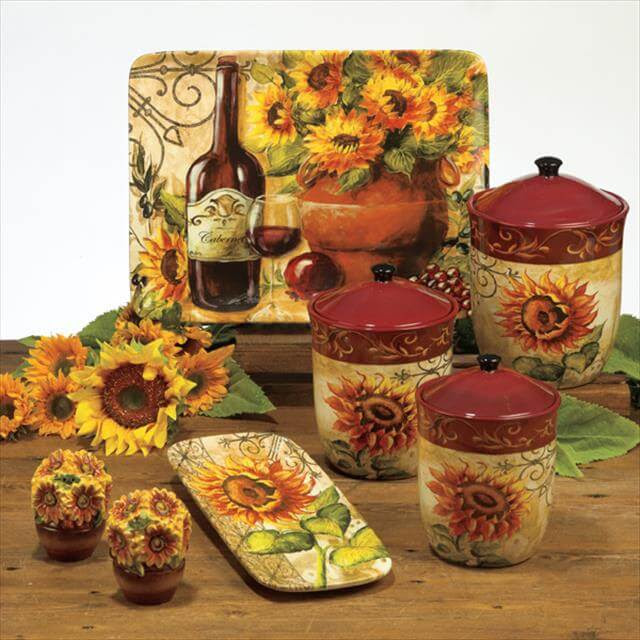 11 DIY Sunflower Kitchen Decor Ideas DIY to Make 11 DIY Sunflower Kitchen Decor Ideas DIY to Make