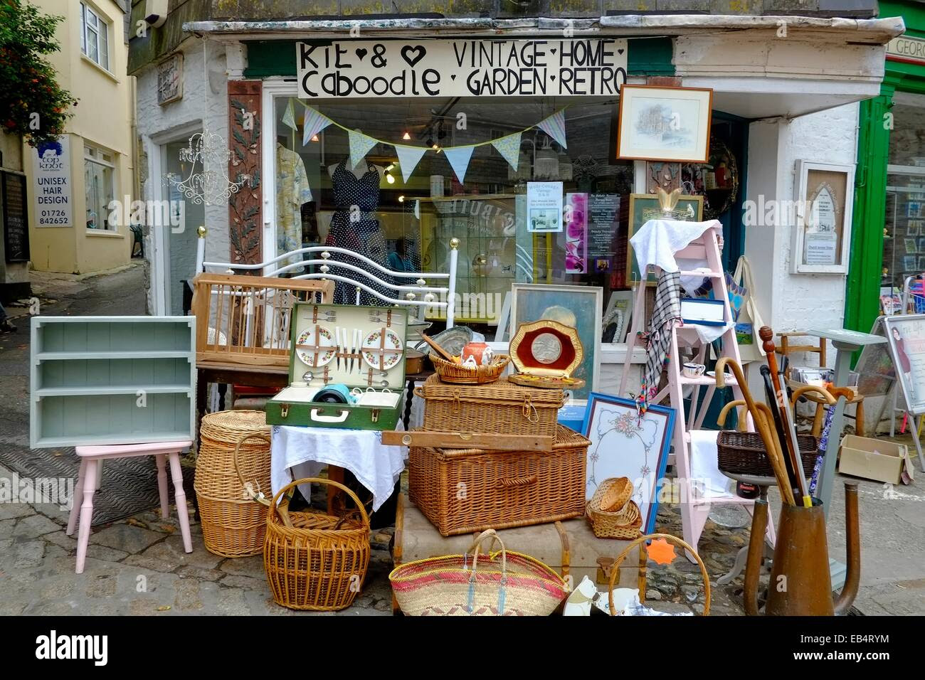 Furniture Outside Antique Shop Stock Photos Furniture Outside