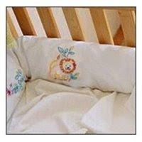 Organic Baby Bumper Pad Cover - Coyuchi George Bumper Cover for Crib
