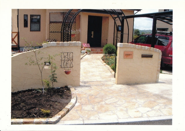 外構造 門柱 ガーデニング 木りん倶楽部 宇都宮 さくら 河内