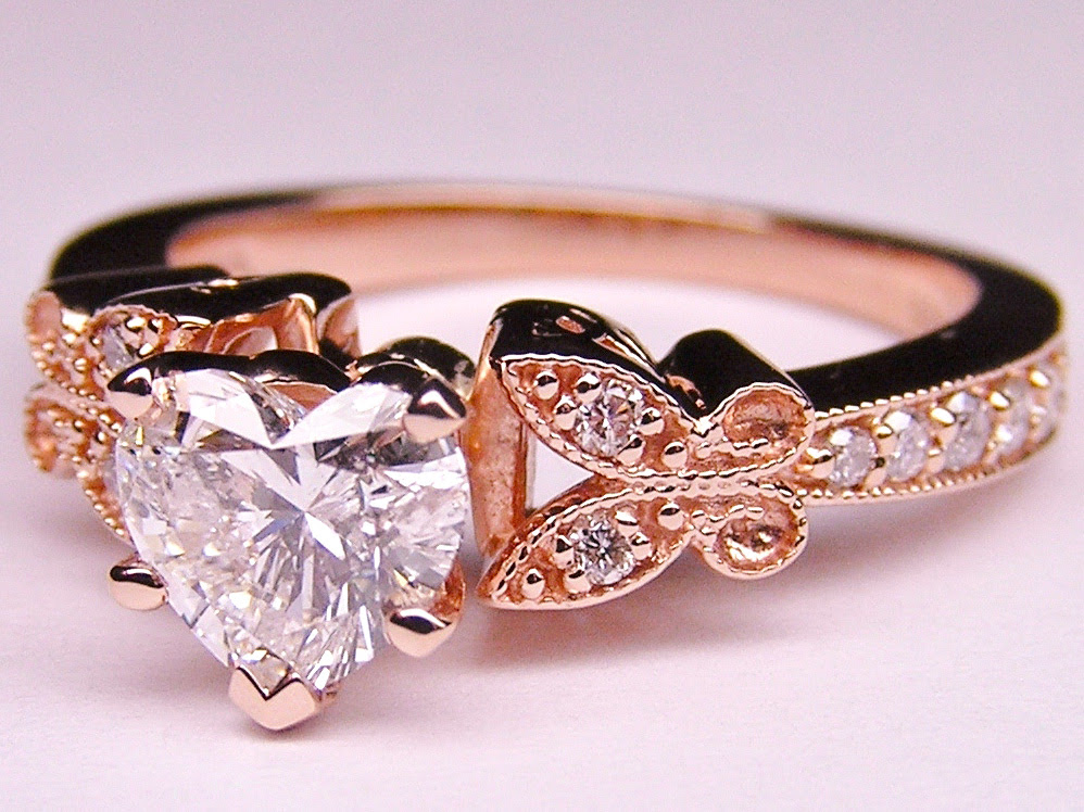 pink gold Engagement Rings from MDC Diamonds NYC pink gold Engagement Rings from MDC Diamonds NYC