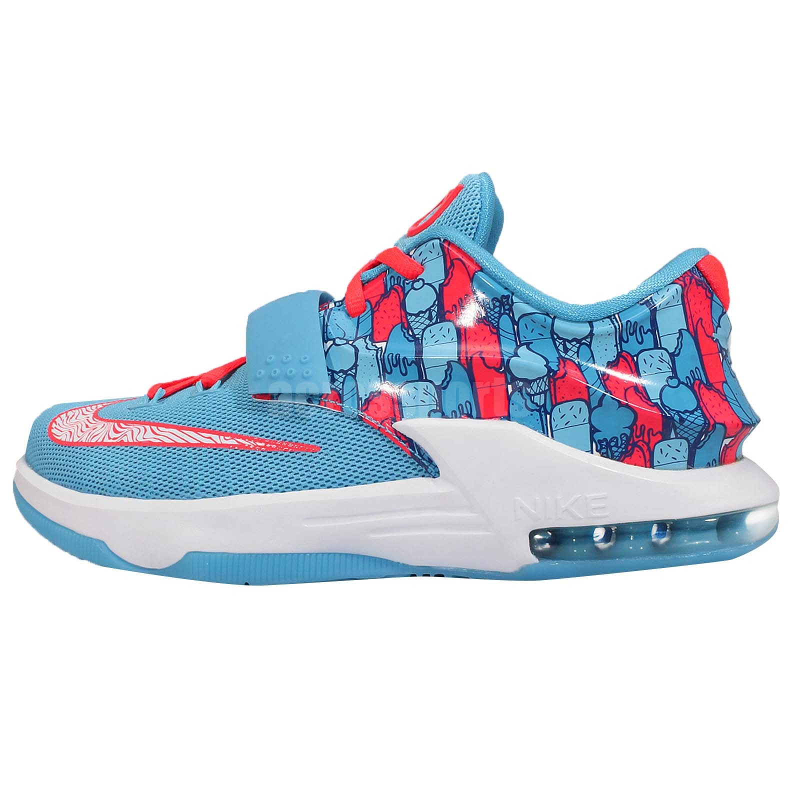 Nike KD VII 7 GS Frozens Kevin Durant Blue Youth Kids ...