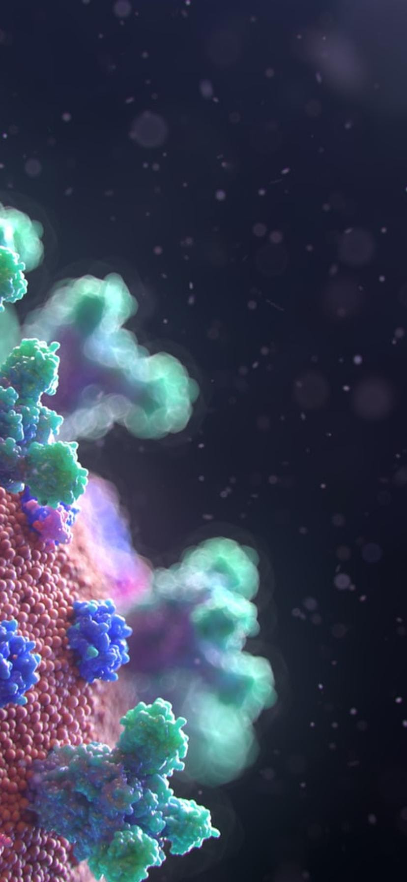 3D Sars Covid 19 Virus - HD wallpaper Biology Chemistry