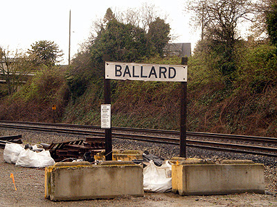 Ballard station sign