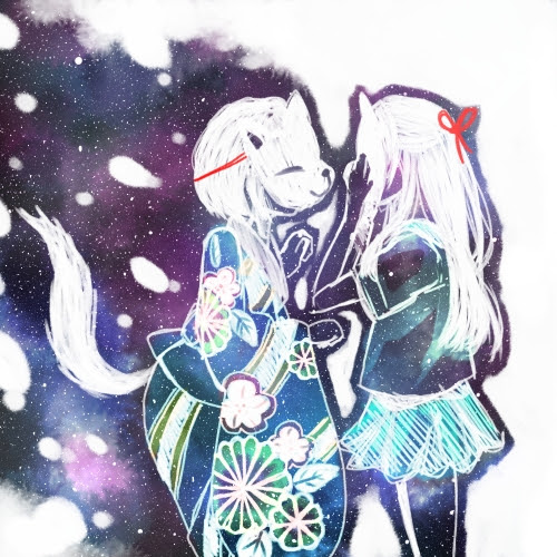 狐面 星鹿の子