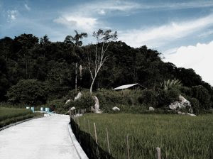Batu Bajolang, jambatan, dan jalan nan baru di cor