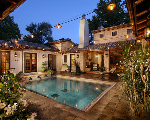  Courtyard  Pool  Home  Design  Ideas Pictures Remodel and Decor